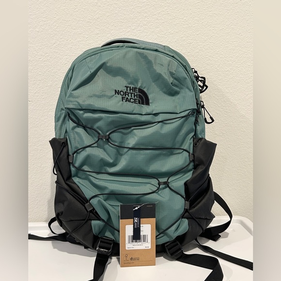 The North Face Borealis Backpack in Dark Sage/TNF Black, New with Tag - Picture 1 of 8